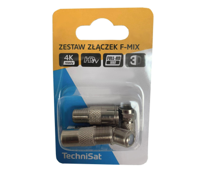 Kabel antenowy TechniSat ZESTAW ZŁĄCZEK 5F-MIX ME03